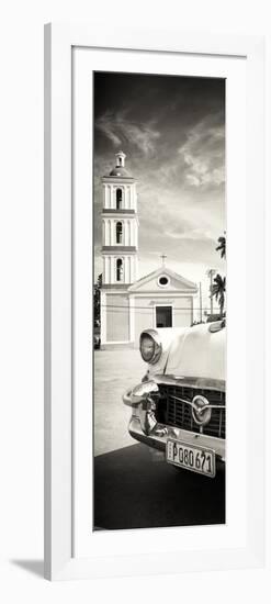 Cuba Fuerte Collection Panoramic BW - Church in Santa Clara-Philippe Hugonnard-Framed Photographic Print