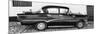 Cuba Fuerte Collection Panoramic BW - Classic Car in Trinidad II-Philippe Hugonnard-Mounted Photographic Print