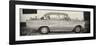 Cuba Fuerte Collection Panoramic BW - Classic Car in Trinidad-Philippe Hugonnard-Framed Photographic Print