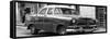 Cuba Fuerte Collection Panoramic BW - Classic Car-Philippe Hugonnard-Framed Stretched Canvas