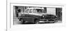 Cuba Fuerte Collection Panoramic BW - Classic Car-Philippe Hugonnard-Framed Photographic Print