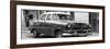 Cuba Fuerte Collection Panoramic BW - Classic Car-Philippe Hugonnard-Framed Photographic Print