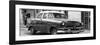 Cuba Fuerte Collection Panoramic BW - Classic Car-Philippe Hugonnard-Framed Photographic Print