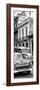 Cuba Fuerte Collection Panoramic BW - Classic Cars in Havana II-Philippe Hugonnard-Framed Photographic Print