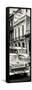 Cuba Fuerte Collection Panoramic BW - Classic Cars in Havana-Philippe Hugonnard-Framed Stretched Canvas