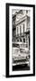 Cuba Fuerte Collection Panoramic BW - Classic Cars in Havana-Philippe Hugonnard-Framed Photographic Print