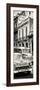 Cuba Fuerte Collection Panoramic BW - Classic Cars in Havana-Philippe Hugonnard-Framed Photographic Print