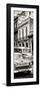 Cuba Fuerte Collection Panoramic BW - Classic Cars in Havana-Philippe Hugonnard-Framed Photographic Print