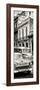 Cuba Fuerte Collection Panoramic BW - Classic Cars in Havana-Philippe Hugonnard-Framed Photographic Print