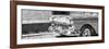 Cuba Fuerte Collection Panoramic BW - Close-up of Classic Car-Philippe Hugonnard-Framed Photographic Print