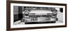 Cuba Fuerte Collection Panoramic BW - Close-up of Old Classic Car II-Philippe Hugonnard-Framed Photographic Print