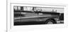 Cuba Fuerte Collection Panoramic BW - Close-up of Retro Car II-Philippe Hugonnard-Framed Photographic Print