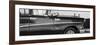 Cuba Fuerte Collection Panoramic BW - Close-up of Retro Car II-Philippe Hugonnard-Framed Photographic Print