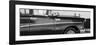 Cuba Fuerte Collection Panoramic BW - Close-up of Retro Car II-Philippe Hugonnard-Framed Photographic Print