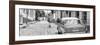Cuba Fuerte Collection Panoramic BW - Colorful Street Scene in Trinidad II-Philippe Hugonnard-Framed Photographic Print