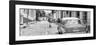 Cuba Fuerte Collection Panoramic BW - Colorful Street Scene in Trinidad II-Philippe Hugonnard-Framed Photographic Print