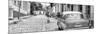 Cuba Fuerte Collection Panoramic BW - Colorful Street Scene in Trinidad II-Philippe Hugonnard-Mounted Photographic Print