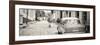 Cuba Fuerte Collection Panoramic BW - Colorful Street Scene in Trinidad-Philippe Hugonnard-Framed Photographic Print