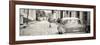 Cuba Fuerte Collection Panoramic BW - Colorful Street Scene in Trinidad-Philippe Hugonnard-Framed Photographic Print