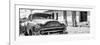 Cuba Fuerte Collection Panoramic BW - Cuban Chevy II-Philippe Hugonnard-Framed Photographic Print