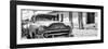 Cuba Fuerte Collection Panoramic BW - Cuban Chevy II-Philippe Hugonnard-Framed Photographic Print