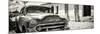 Cuba Fuerte Collection Panoramic BW - Cuban Chevy-Philippe Hugonnard-Mounted Photographic Print