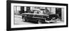 Cuba Fuerte Collection Panoramic BW - Cuban Classic Car in Havana II-Philippe Hugonnard-Framed Photographic Print