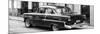 Cuba Fuerte Collection Panoramic BW - Cuban Classic Car in Havana II-Philippe Hugonnard-Mounted Photographic Print