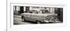 Cuba Fuerte Collection Panoramic BW - Cuban Classic Car in Havana III-Philippe Hugonnard-Framed Photographic Print