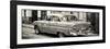 Cuba Fuerte Collection Panoramic BW - Cuban Classic Car in Havana III-Philippe Hugonnard-Framed Photographic Print