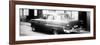 Cuba Fuerte Collection Panoramic BW - Cuban Classic Car in Havana-Philippe Hugonnard-Framed Photographic Print