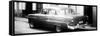 Cuba Fuerte Collection Panoramic BW - Cuban Classic Car in Havana-Philippe Hugonnard-Framed Stretched Canvas