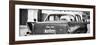 Cuba Fuerte Collection Panoramic BW - Cuban Classic Car-Philippe Hugonnard-Framed Photographic Print