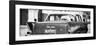 Cuba Fuerte Collection Panoramic BW - Cuban Classic Car-Philippe Hugonnard-Framed Photographic Print