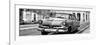 Cuba Fuerte Collection Panoramic BW - Cuban Retro Car II-Philippe Hugonnard-Framed Photographic Print