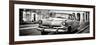 Cuba Fuerte Collection Panoramic BW - Cuban Retro Car-Philippe Hugonnard-Framed Photographic Print