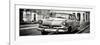 Cuba Fuerte Collection Panoramic BW - Cuban Retro Car-Philippe Hugonnard-Framed Photographic Print