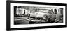 Cuba Fuerte Collection Panoramic BW - Cuban Retro Car-Philippe Hugonnard-Framed Photographic Print