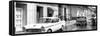 Cuba Fuerte Collection Panoramic BW - Cuban Street Scene II-Philippe Hugonnard-Framed Stretched Canvas