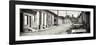 Cuba Fuerte Collection Panoramic BW - Cuban Street Scene in Trinidad-Philippe Hugonnard-Framed Photographic Print