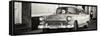 Cuba Fuerte Collection Panoramic BW - Cuban Street Scene-Philippe Hugonnard-Framed Stretched Canvas