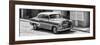 Cuba Fuerte Collection Panoramic BW - Cuban Taxi II-Philippe Hugonnard-Framed Photographic Print