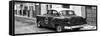 Cuba Fuerte Collection Panoramic BW - Cuban Taxi Pontiac 1953-Philippe Hugonnard-Framed Stretched Canvas