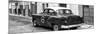 Cuba Fuerte Collection Panoramic BW - Cuban Taxi Pontiac 1953-Philippe Hugonnard-Mounted Photographic Print