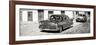 Cuba Fuerte Collection Panoramic BW - Cuban Taxis II-Philippe Hugonnard-Framed Photographic Print