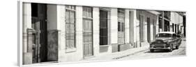 Cuba Fuerte Collection Panoramic BW - Cuban Urban Scene-Philippe Hugonnard-Framed Photographic Print