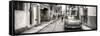 Cuba Fuerte Collection Panoramic BW - Havana Centro-Philippe Hugonnard-Framed Stretched Canvas