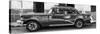 Cuba Fuerte Collection Panoramic BW - Havana Classic American Car-Philippe Hugonnard-Stretched Canvas