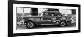 Cuba Fuerte Collection Panoramic BW - Havana Classic American Car-Philippe Hugonnard-Framed Photographic Print