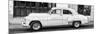 Cuba Fuerte Collection Panoramic BW - Havana Club and Classic Car II-Philippe Hugonnard-Mounted Photographic Print